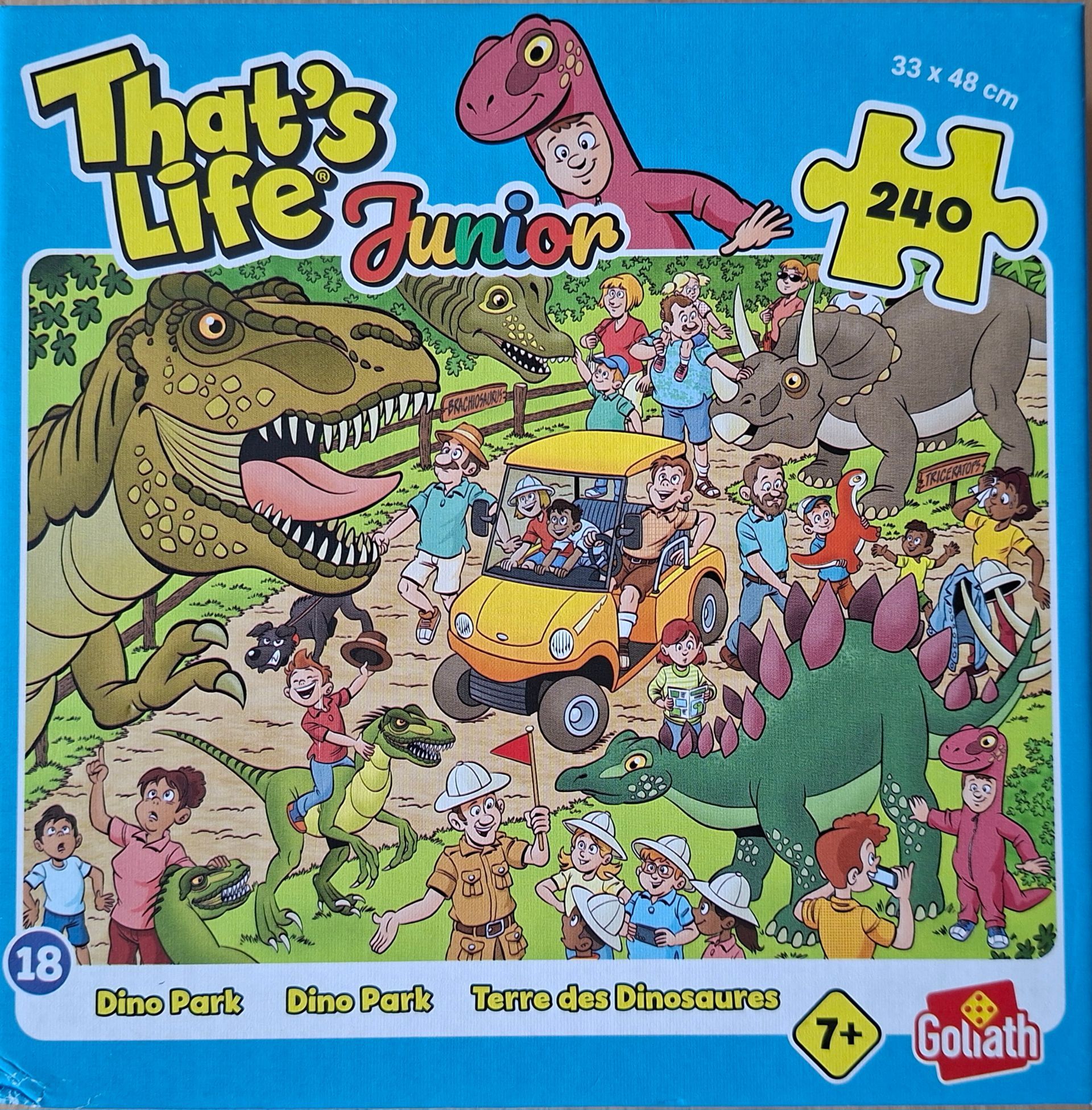 Goliath That's Life Junior legpuzzel - Dino Park - 240 stukjes