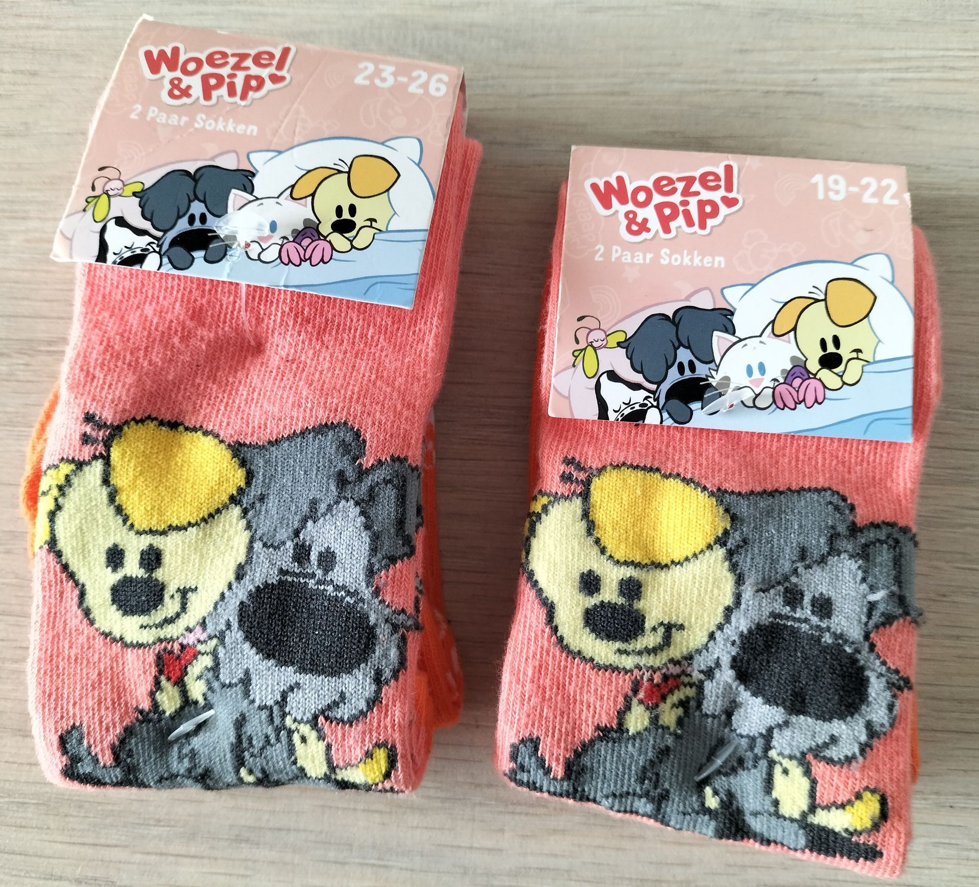 Woezel en Pip babysokken maat 19-22