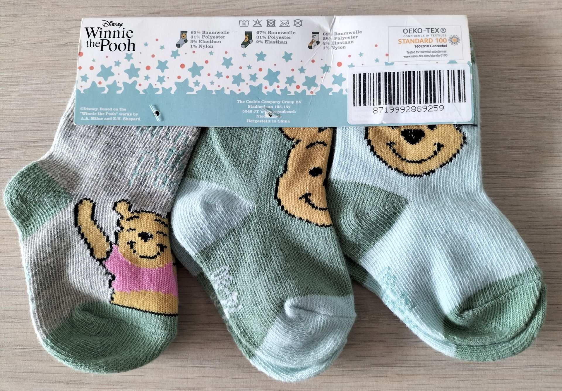 Disney Winnie the Pooh babysokken