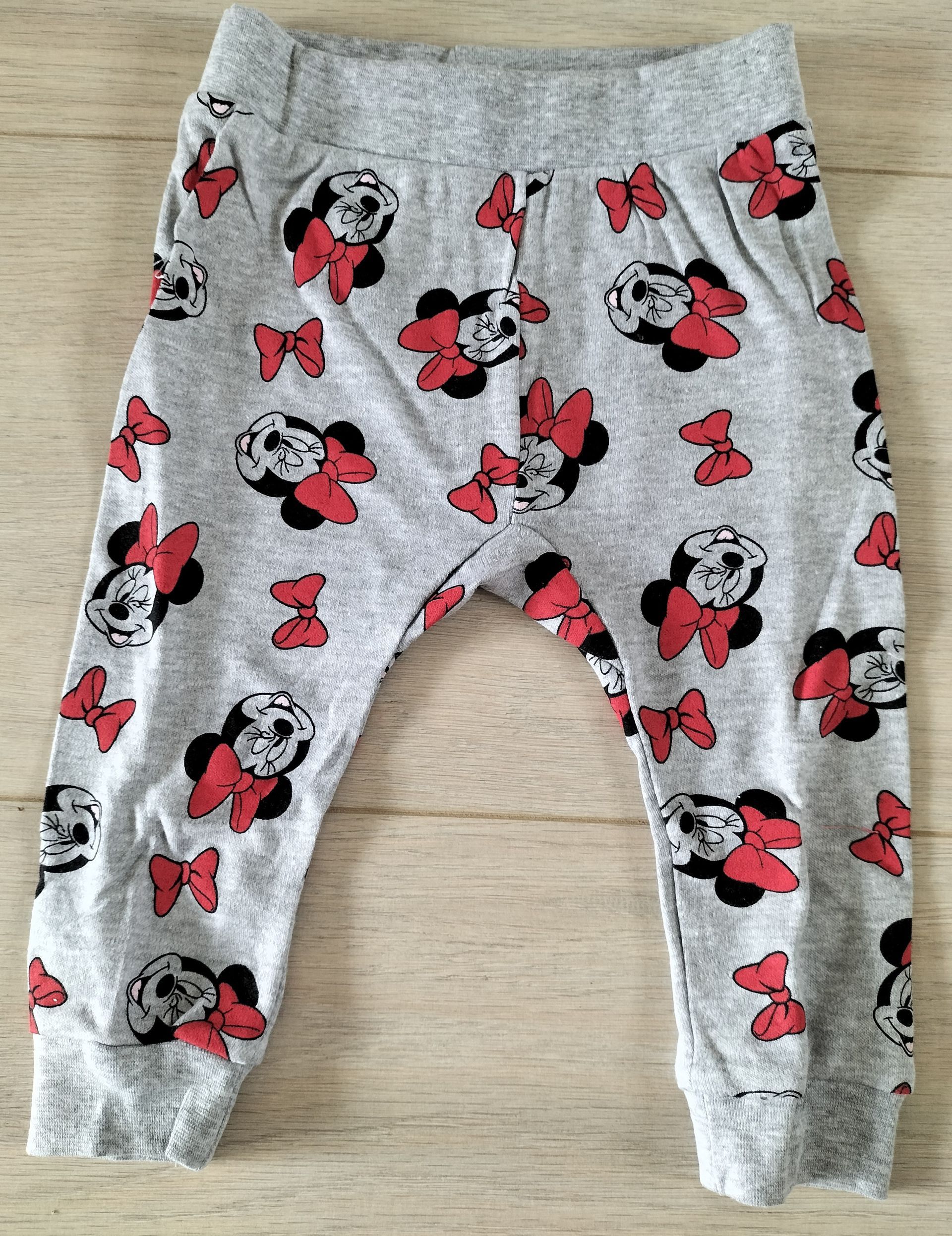 Disney Minnie Mouse babybroekje grijs maat 74-80