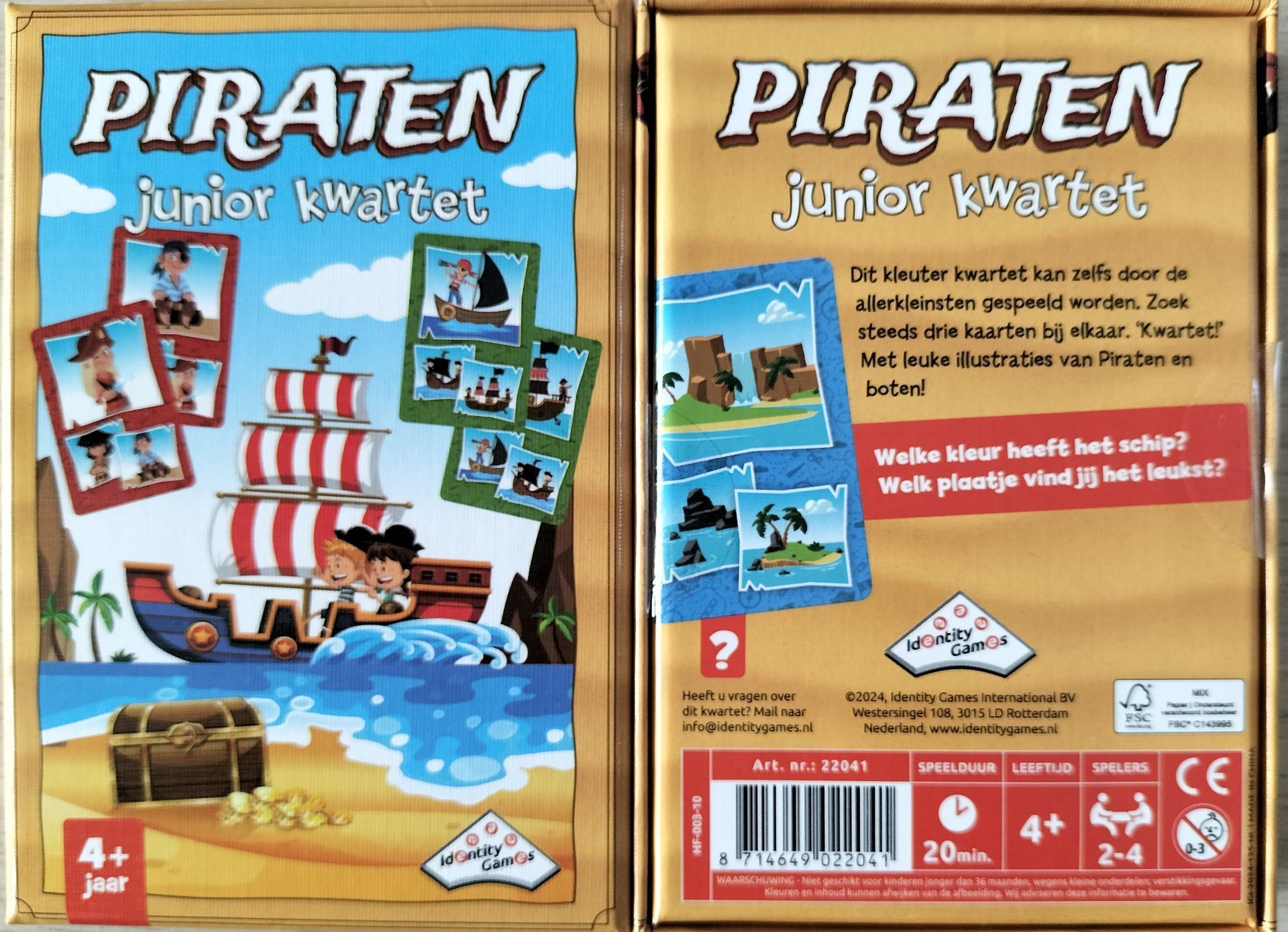 Piraten junior kwartet