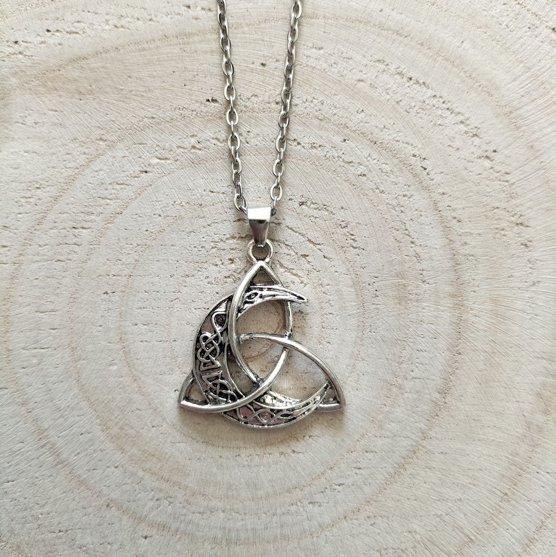 Keltische maan ketting