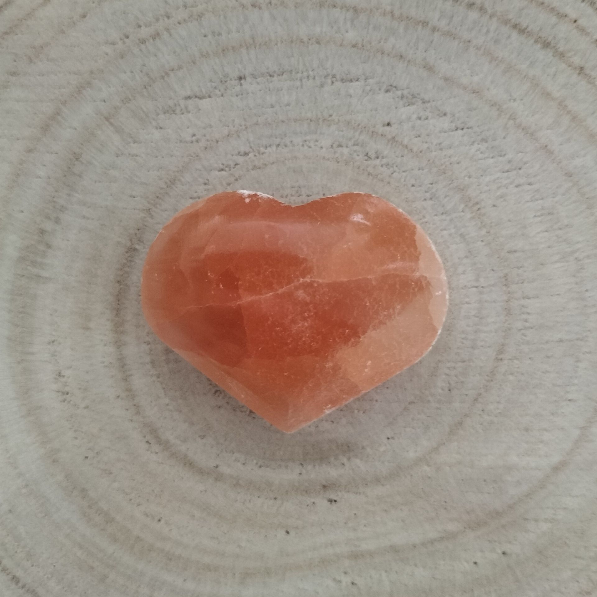 Seleniet hartje (zacht oranje)