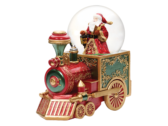 Santa In Train — Christmas Ornaments in Dubbo,NSW