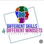 A logo for the different skills 4 different mindsets foundation