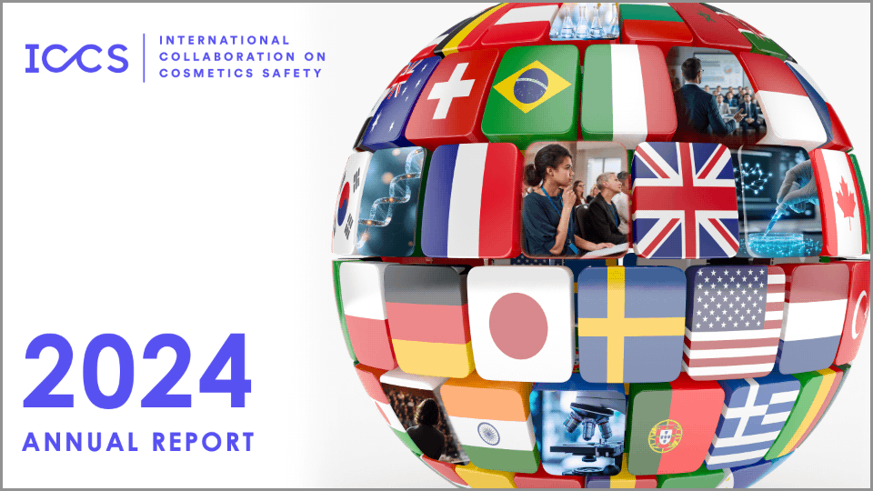 An annual report for the international collaboration on cosmetics safety