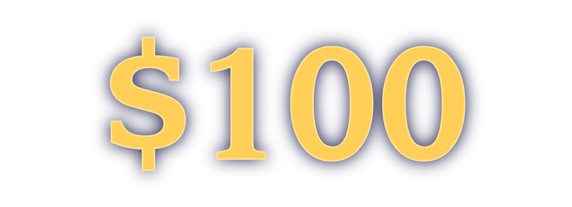 $100