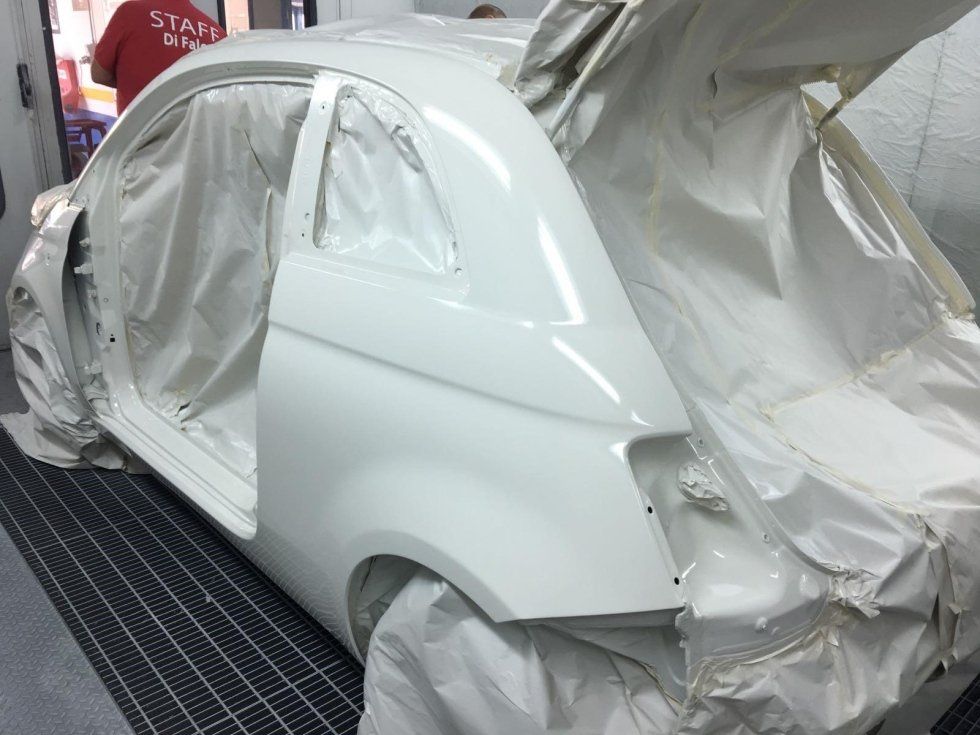 riparazione di una 500