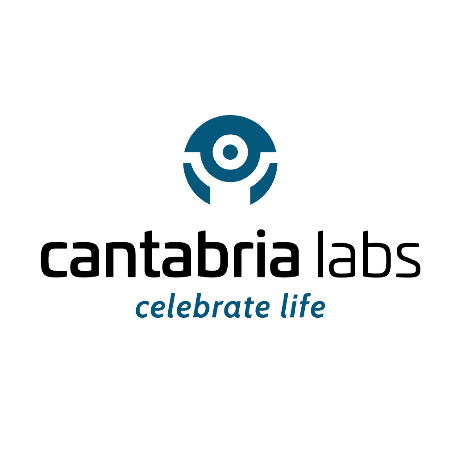 Un logotipo para Cantabria Labs, una empresa que celebra la vida.