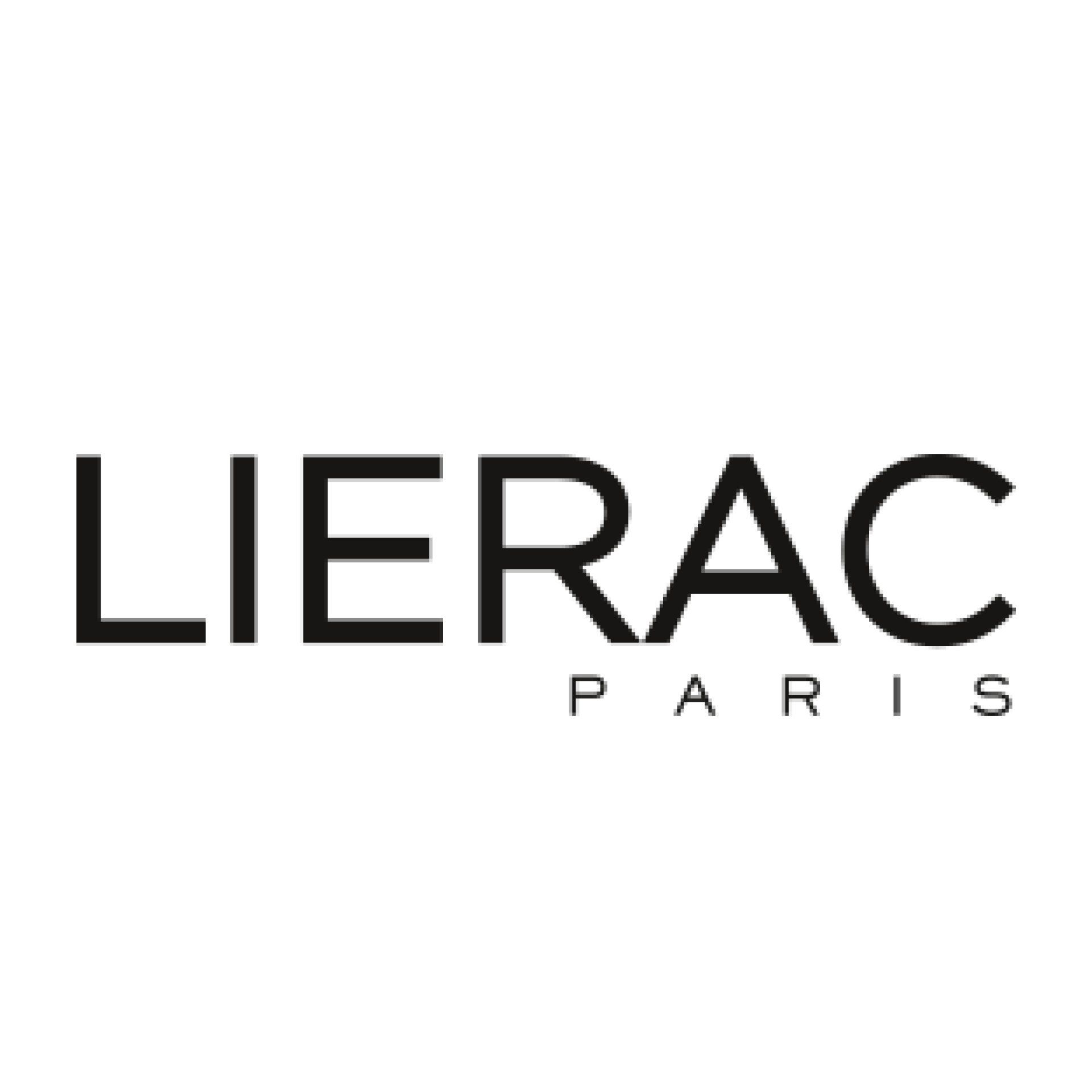 El logotipo de Lierac Paris está sobre un fondo blanco.