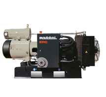 A elgi air compressor is shown on a white background