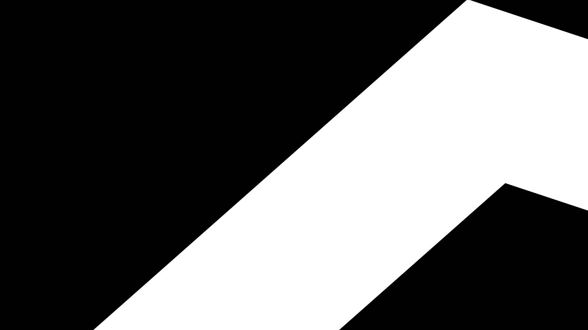 a white arrow pointing up on a black background
