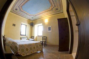 camera da letto all'agriturismo