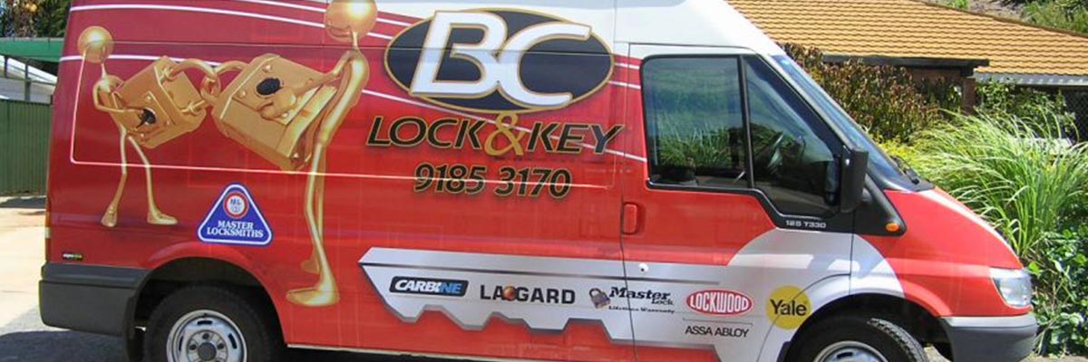 bc lock and key logos van