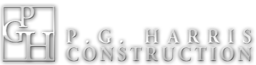 Logo for P.G. Harris Construction: 