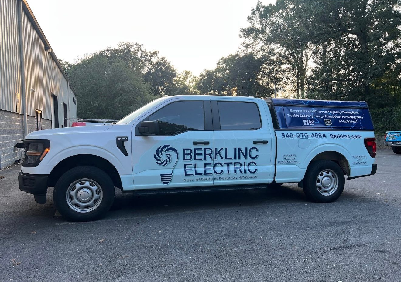White truck with 