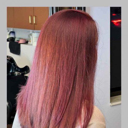 Woman With Smooth Hair — Cedar Rapids, IA — The Hair Show Salon LLC