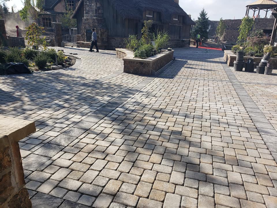 Paving Stones — Another Angle Of A Patterned Paving Bricks In Spanish Fork, UT