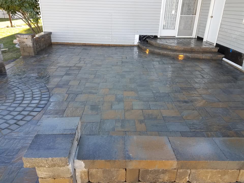 Patio — Another Residential Paved Patio In Spanish Fork, UT