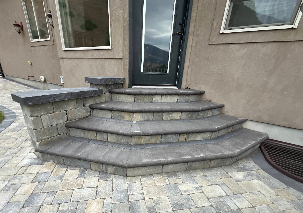 Masonry — Residential Driveway With Brick Flooring Masonry In Spanish Fork, UT