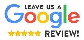 The google logo says `` leave us a google review ! ''