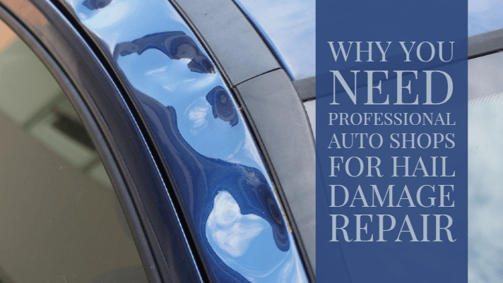 repairing a dent on a car