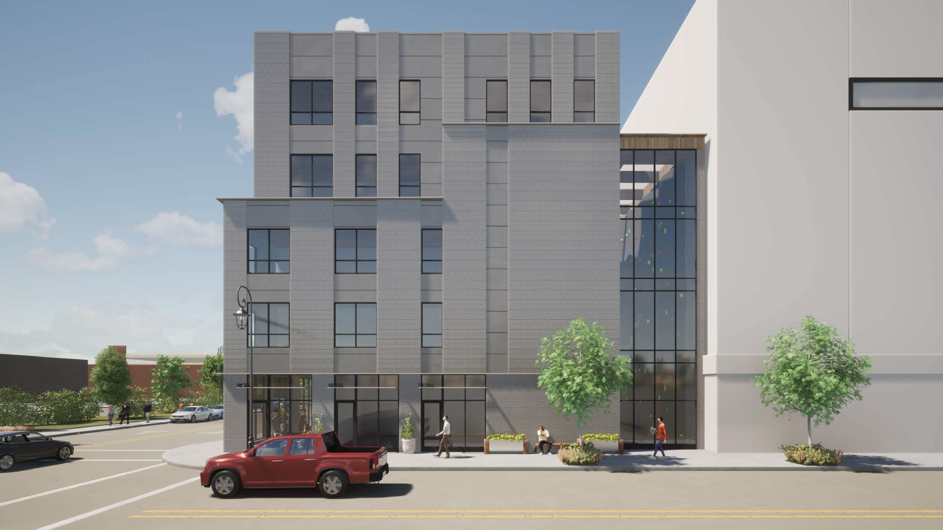 Contemporary Features in Downtown Appleton WI Community