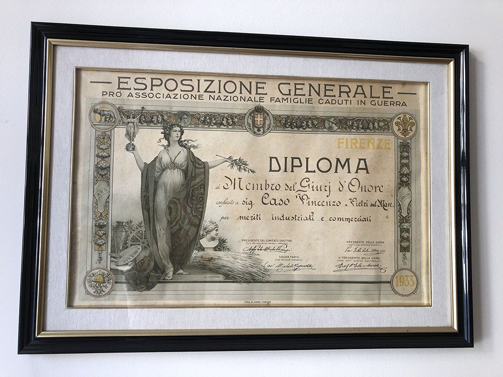 Diploma onoranze funebri a Salerno