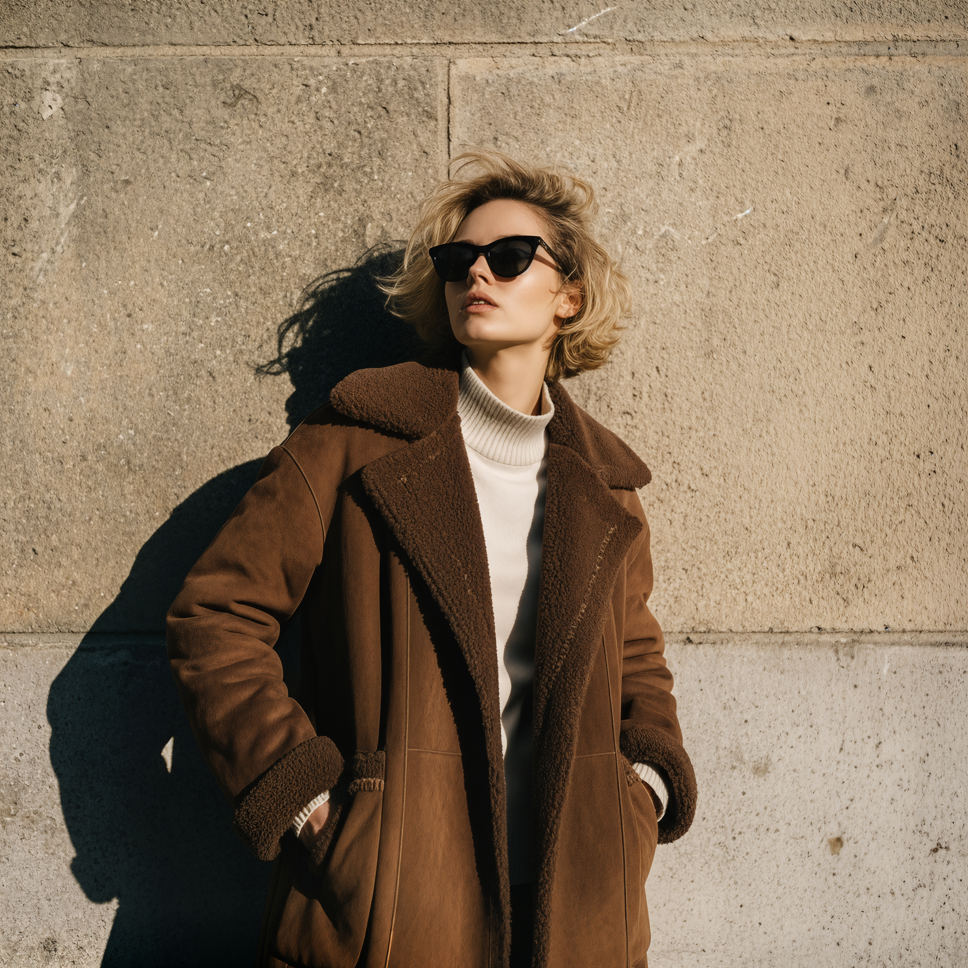 Montone Shearling Reversibile Revers