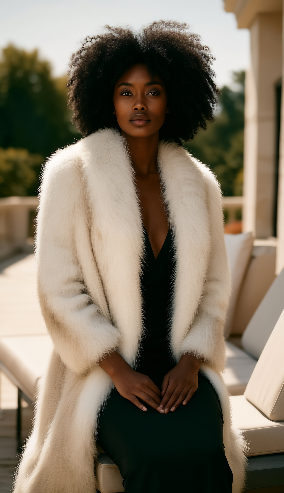 Cappotto di Volpe Sun Light