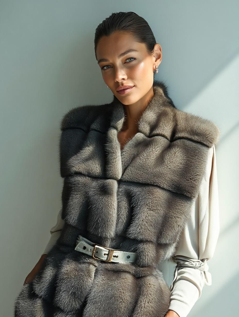 Gilet Visone & Cashmere