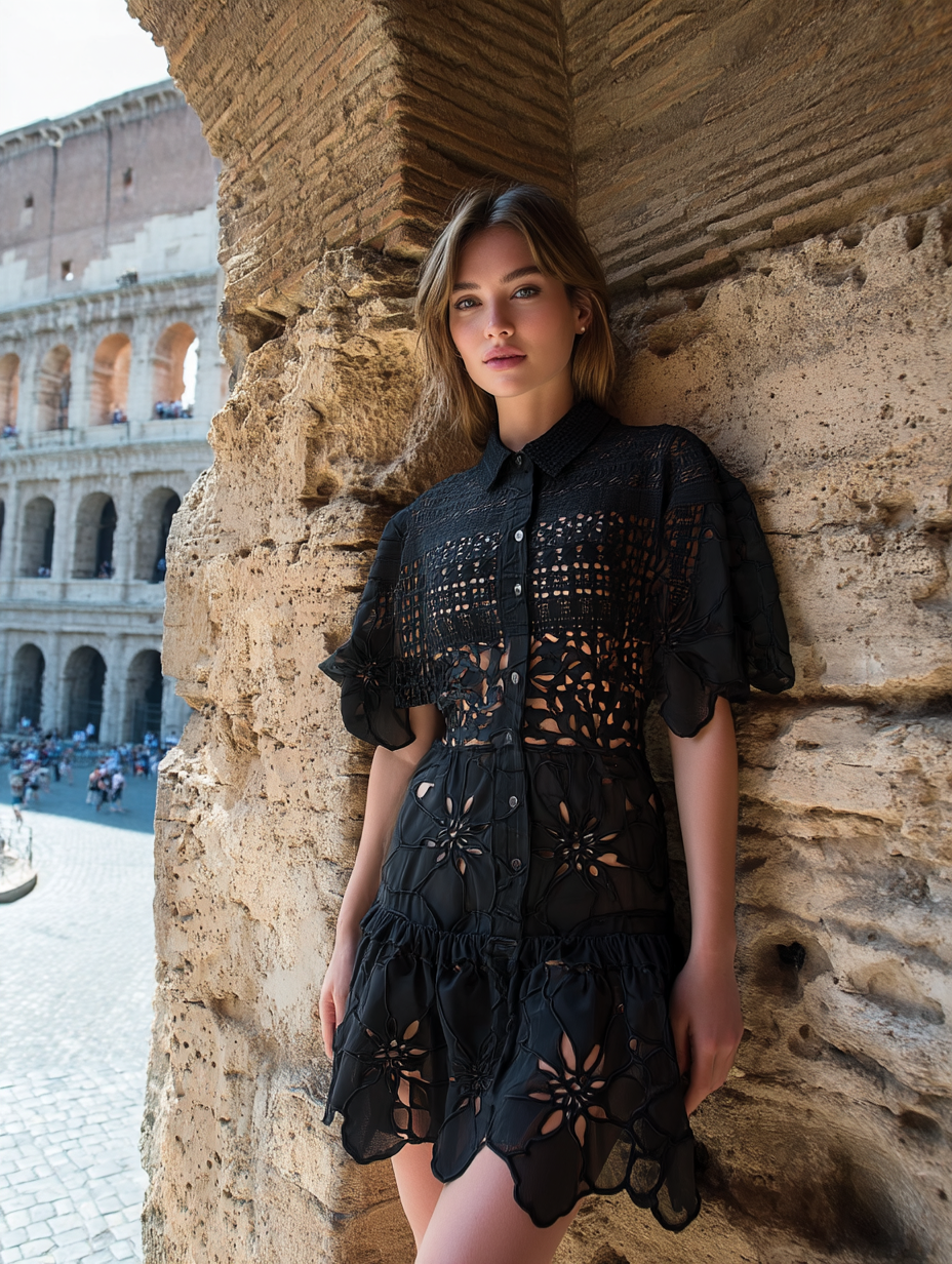 Ermanno Scervino  Abito Pizzo Sangallo