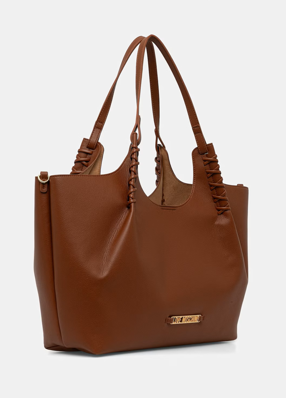 Love Moschino - Shopping Bag Soft in Similpelle Logata