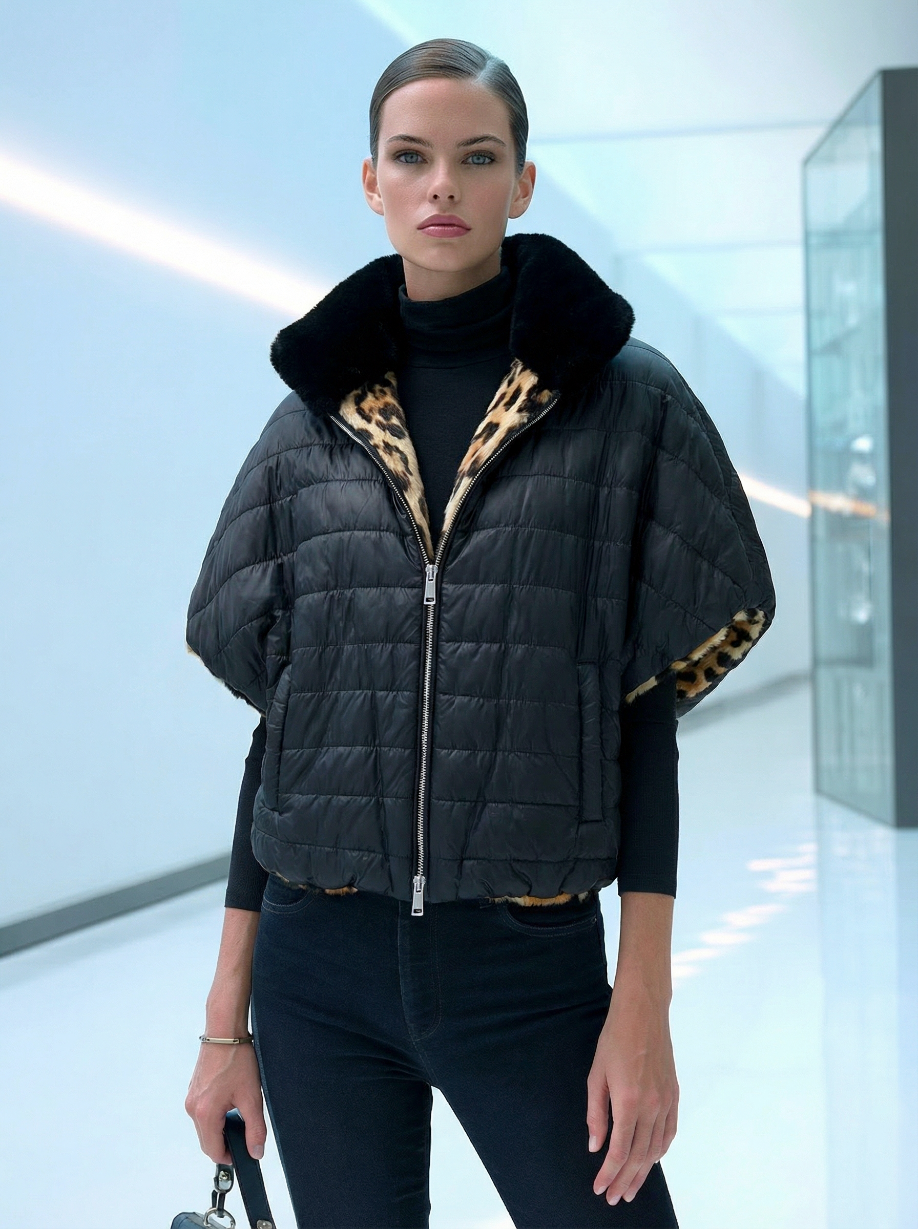 Giacca Kid double Face