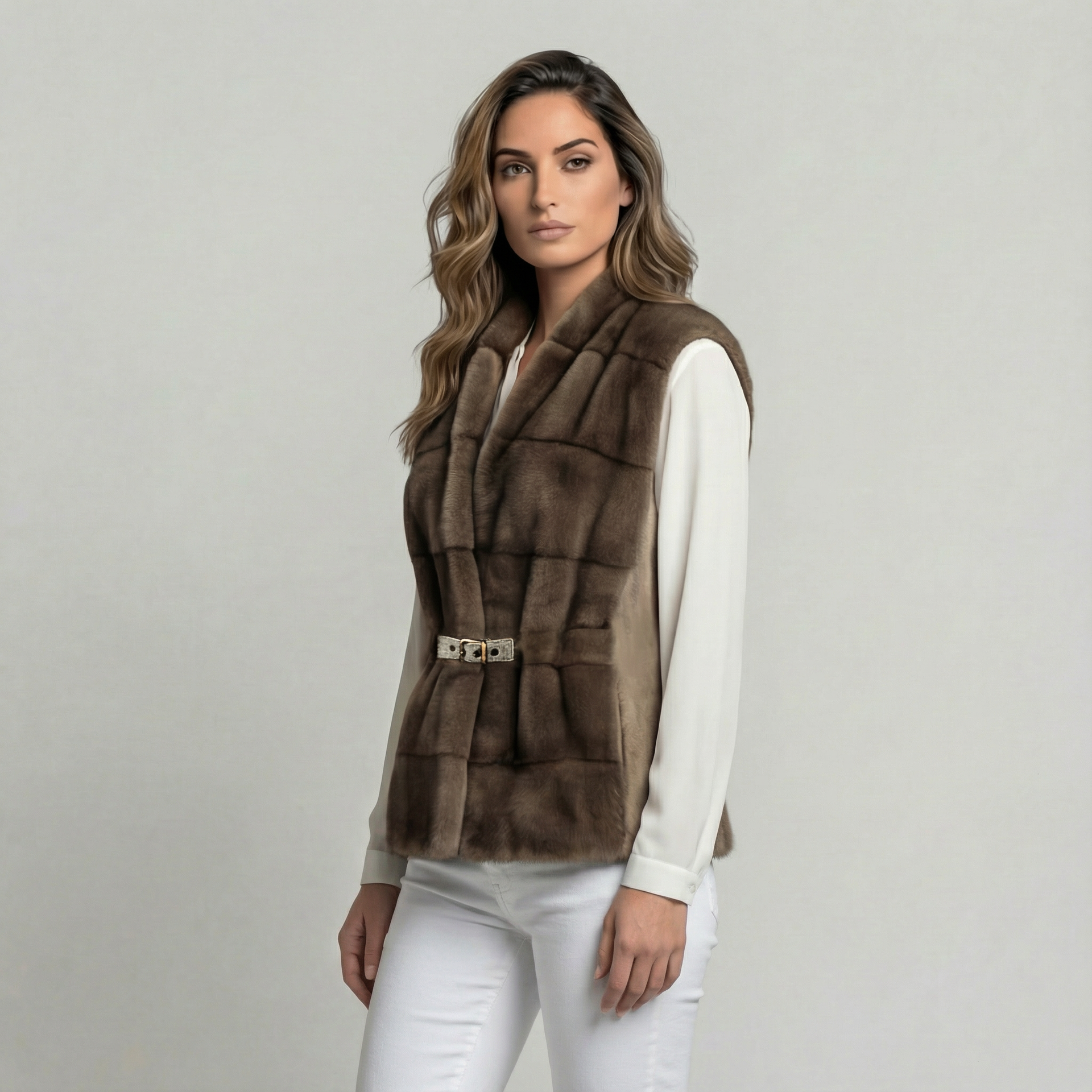 Gilet Visone & Cashmere