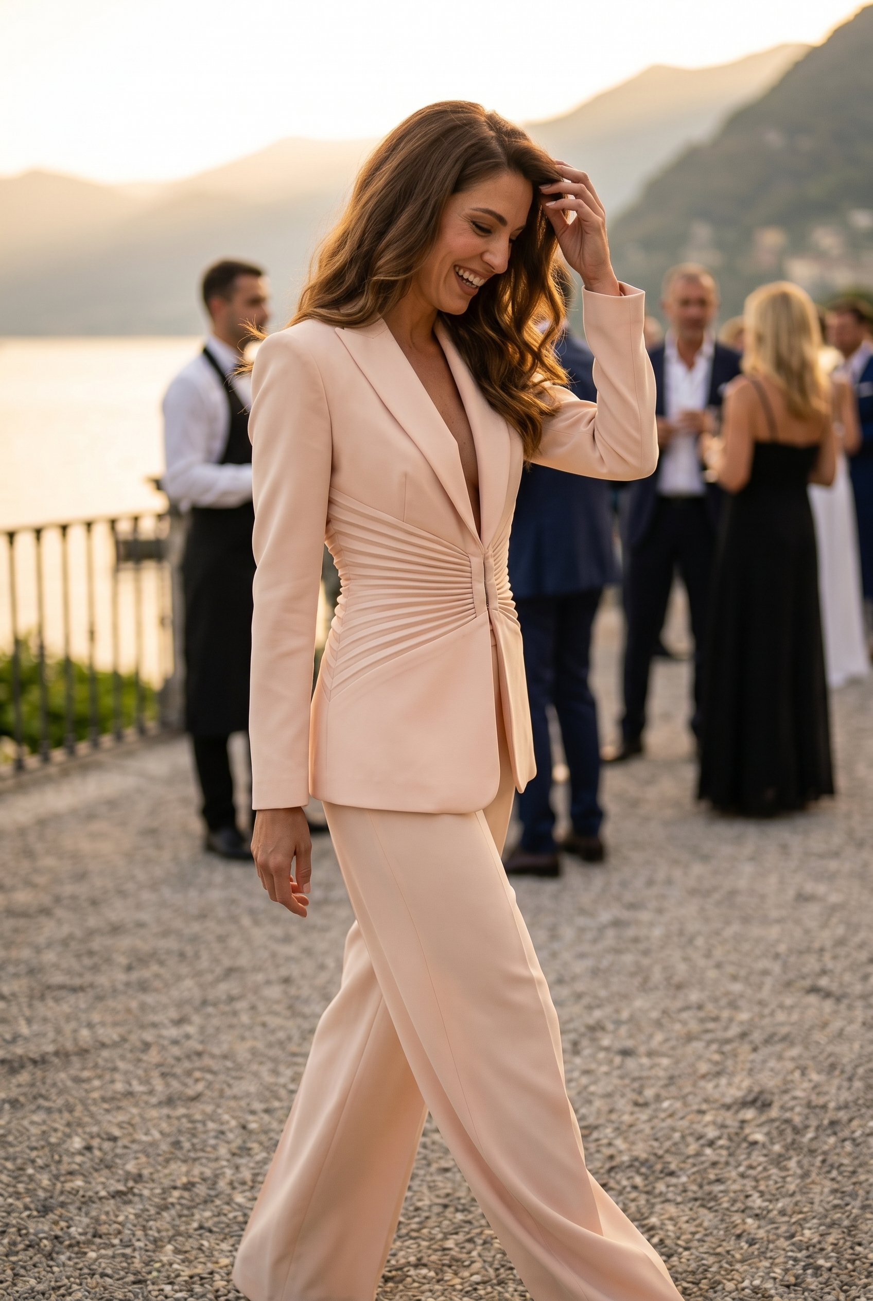 Tailleur rosa