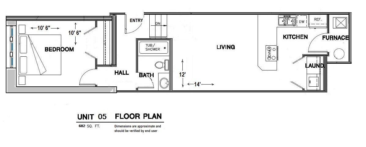 The Old Chapel Apartments floorplan