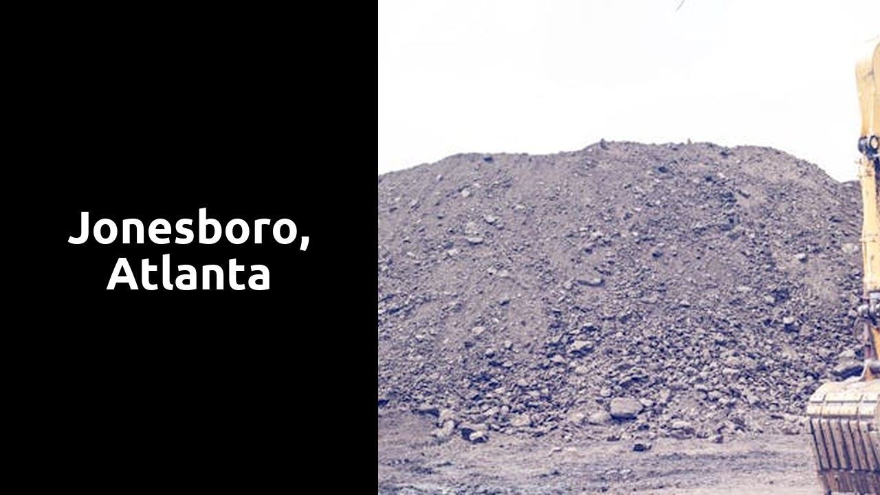A large pile of dirt and rocks