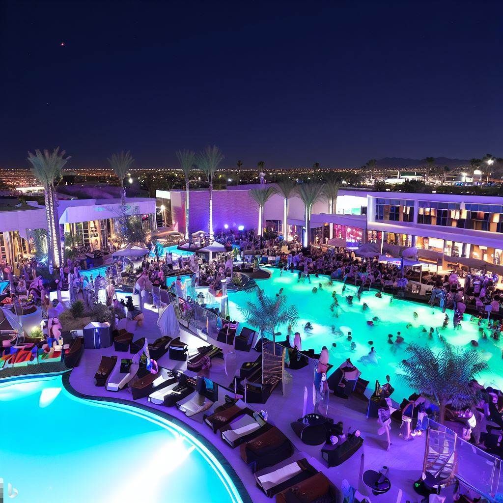 Las Vegas pool party