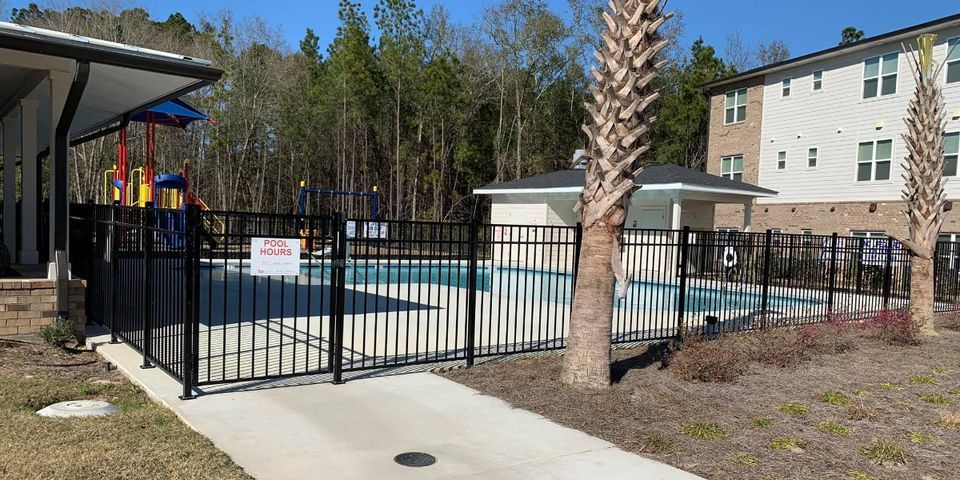 Aluminum Fence — Hinesville, GA — Hinesville Fence EBG LLC