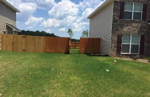 Wooden Fence Installation — Hinesville, GA — Hinesville Fence EBG LLC