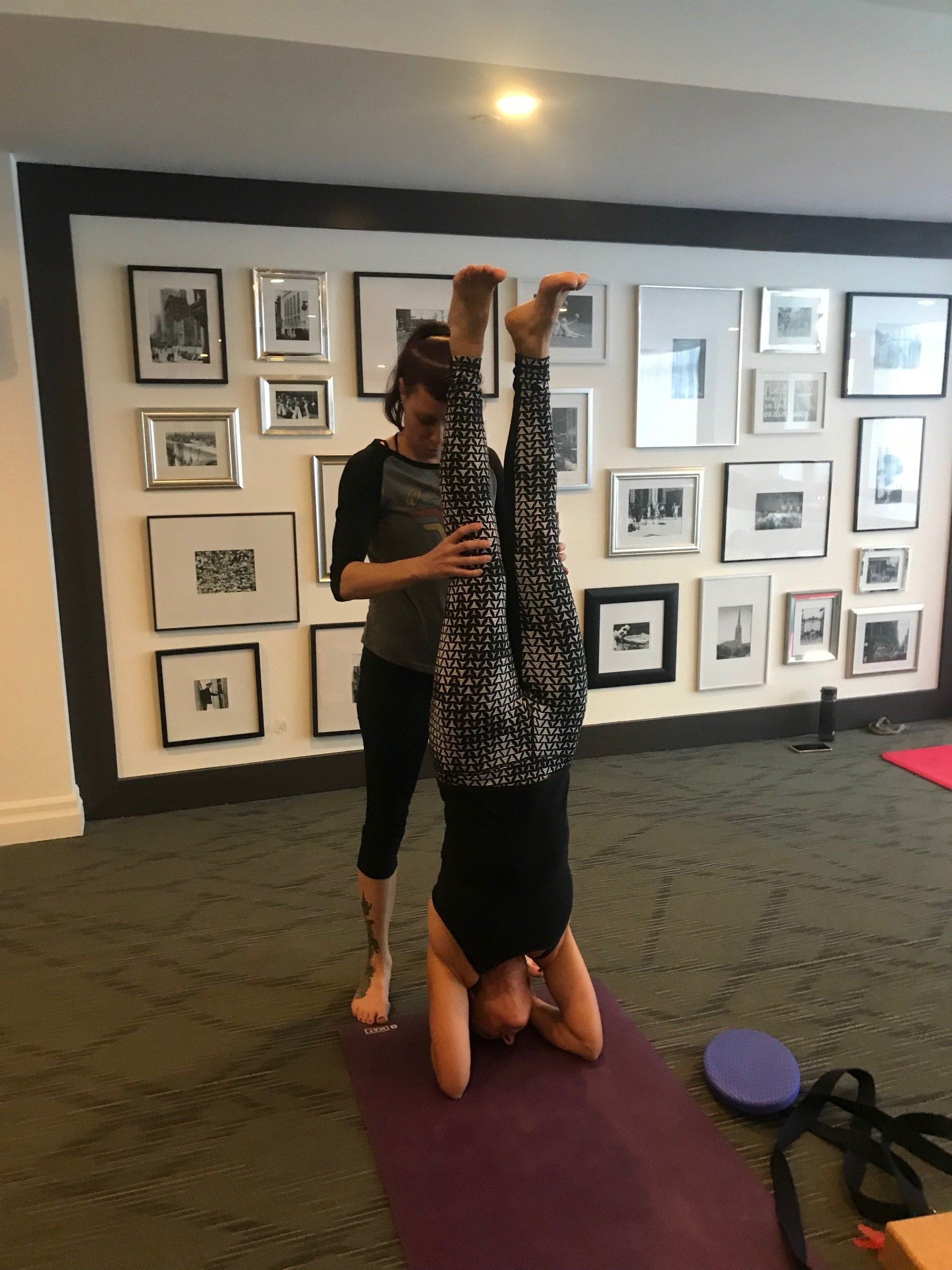 woman in prayer position