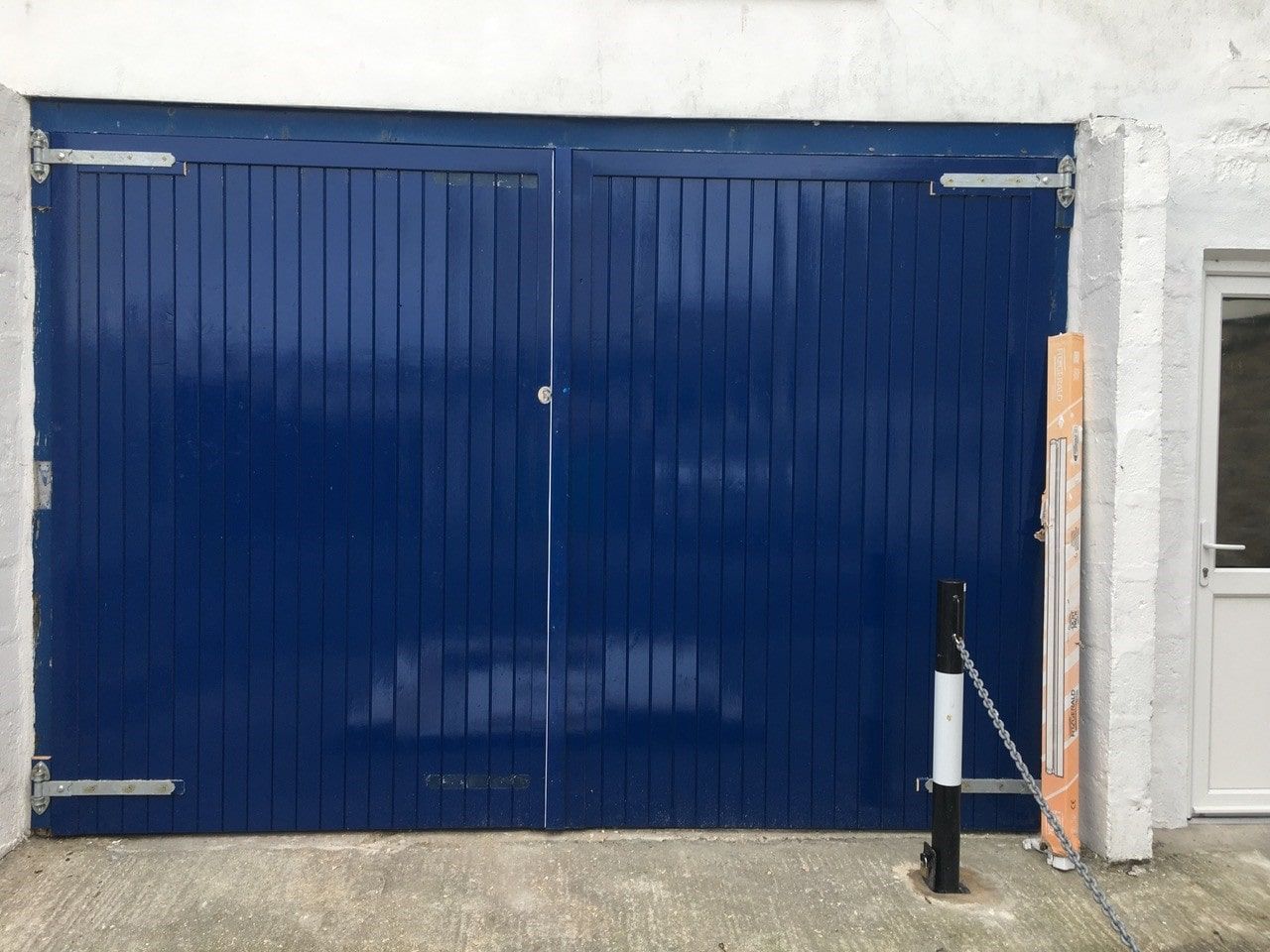 Softwood Doors for Scilly Spirit Distillery - Painted Navy Blue by Client