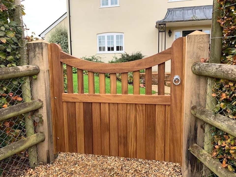 Bespoke Hardwood Gates Handcrafted in Dorset