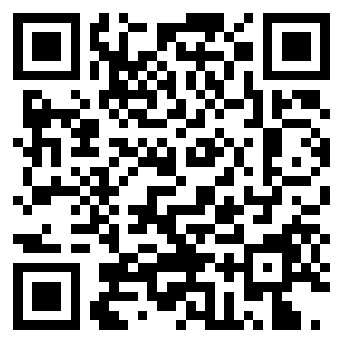 a black and white qr code on a white background.