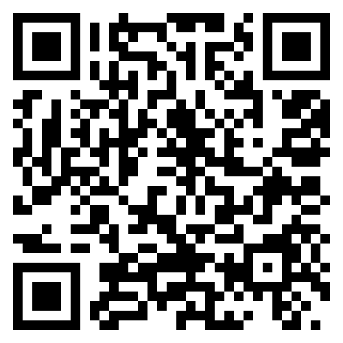 a black and white qr code on a white background.