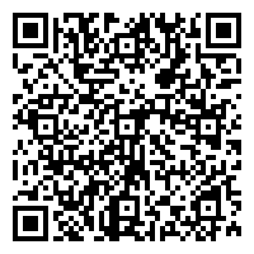 a black and white qr code on a white background .