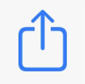 Example of share button on iPhone