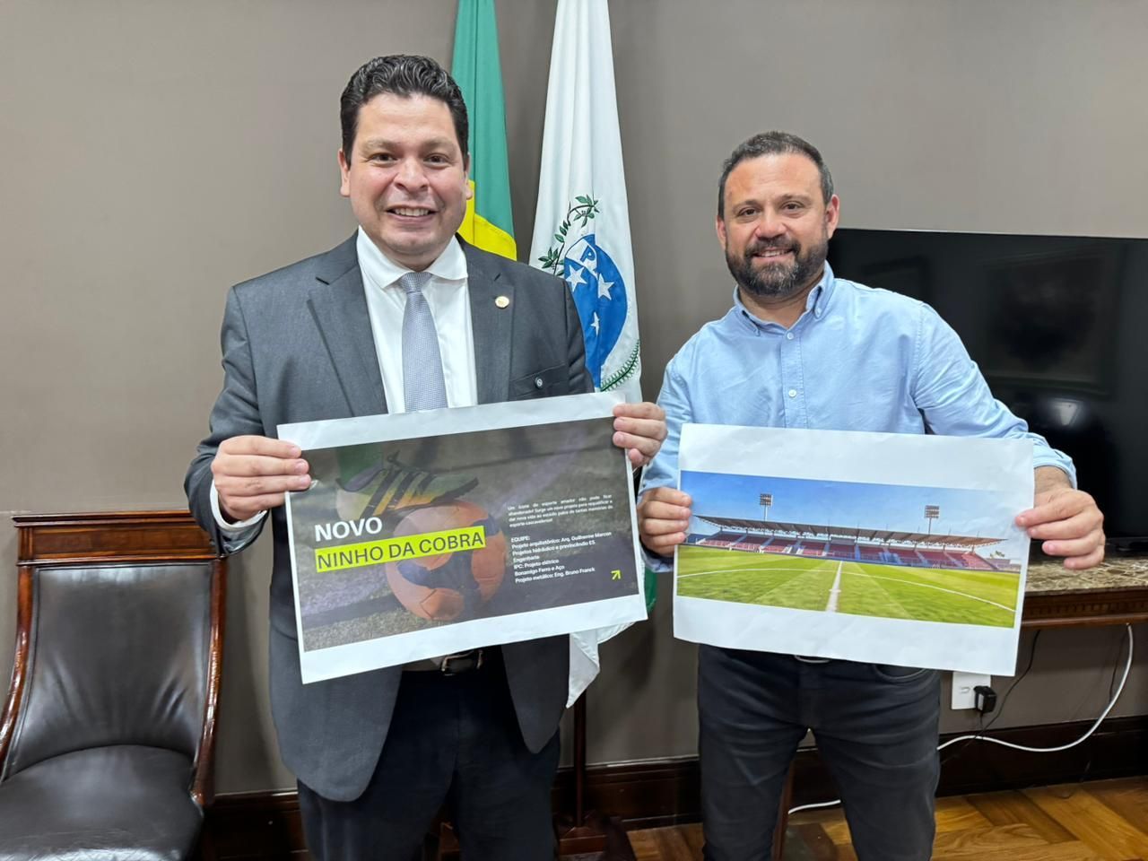 Deputado Gugu Bueno apresenta projeto do Novo Ninho da Cobra em Cascavel, que receberá investimento 