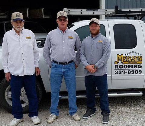 Three generations at roofers — Raymore, MO — Meissen & Sons Roofing